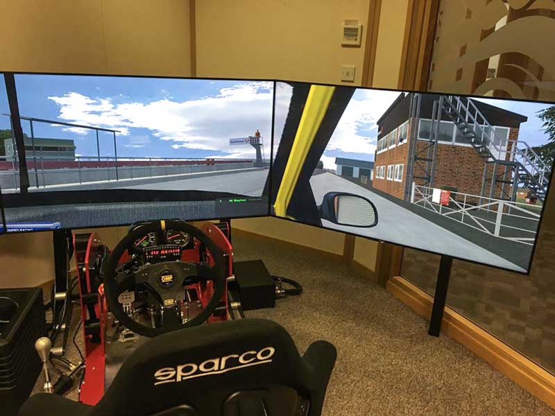 Race car simulator